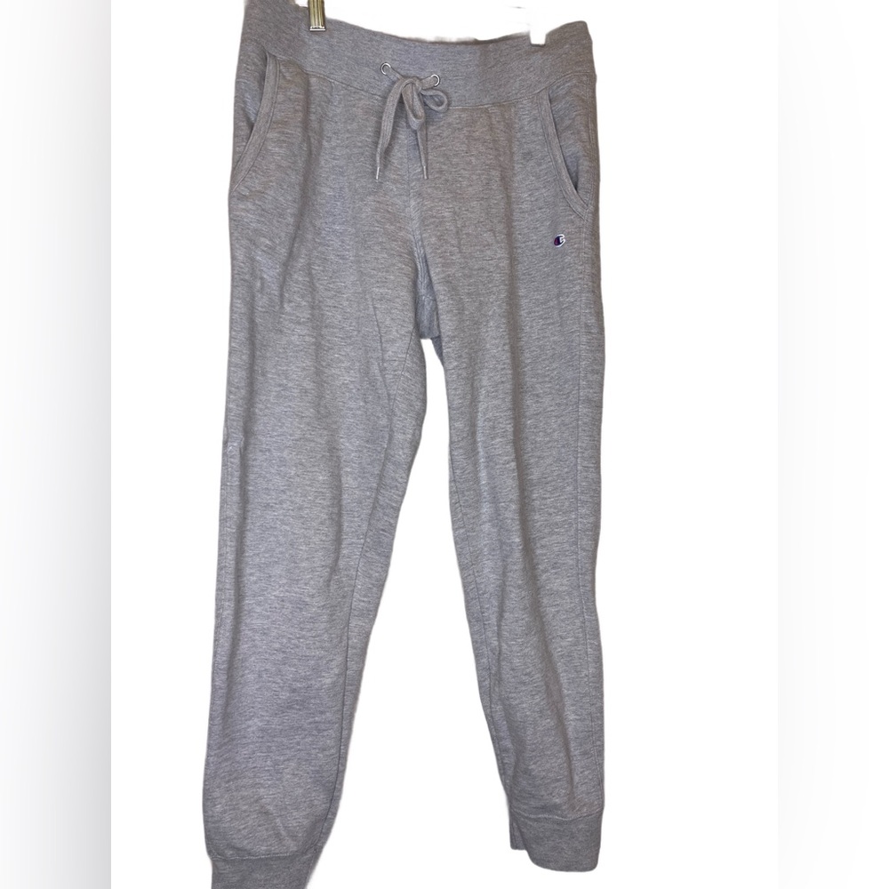 Champion Gray Joggers Sweatpants Size M | Logo Athleisure Lounge